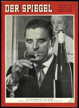 Product image of the product “16/1958, Die Wahrheit auf der Flasche, Weinbauminister Oscar Stübinger ”