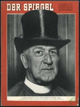 Artikelbild des Artikels “47/1955, Scheidungen sind schlimmer als Mau Mau, Dr. Geoffrey Fisher, Erzbischof von Canterbury “