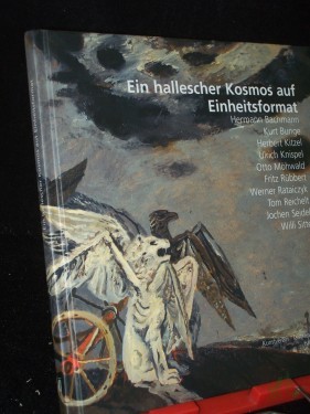 Artikelbild des Artikels “Ein hallescher Kosmos auf Einheitsformat : Malerei auf Henningkarton ; Hermann Bachmann... ; [erscheint zur gleichnamigen Ausstellung, Kunstverein 