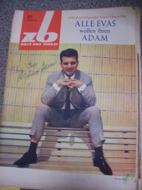 Artikelbild des Artikels “1/1964 zb Besuch bei Schlagersänger Richard Adam in Prag, Alle Evas wollen ihren Adam “