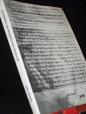 Product image of the product “De preken van Basilius van Seleucië, handschriftelijke overlevering - editie van vier preken ”