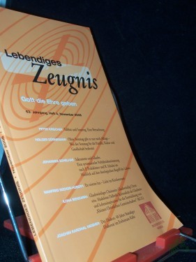 Artikelbild des Artikels “4/2008 Gott die Ehre geben “