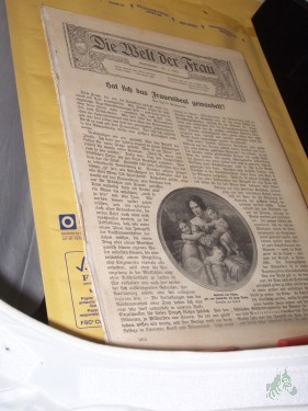 Artikelbild des Artikels “No 1, 1913, Loseblattsammlung mit zahlreichen schwarz weiß Abbildungen “