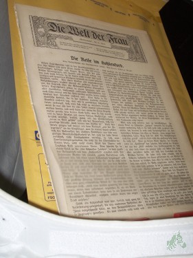 Artikelbild des Artikels “No 6, 1913, Loseblattsammlung mit zahlreichen schwarz weiß Abbildungen “