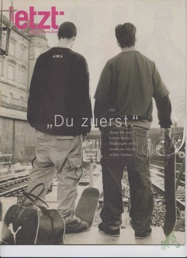 Artikelbild des Artikels “5, 2000, Du zuerst, wenn dir das Leben keine prüfungen stellt musst du sie dir selber suchen “