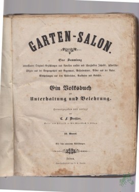 Artikelbild des Artikels “Gartensalon, eine Sammlung interessanter original Erzählungen und Novellen “