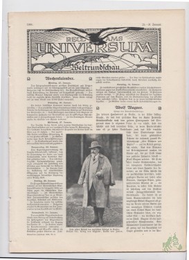 Artikelbild des Artikels “25-31 Januar 1909 “