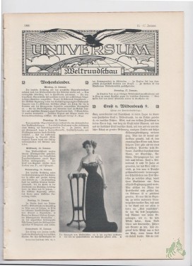 Artikelbild des Artikels “11-17 Januar 1909 “