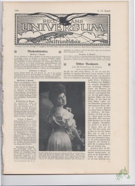 Artikelbild des Artikels “9-15 August 1909 “