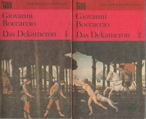 Product image of the product “Das Dekameron / Giovanni Boccaccio. 2 Bände, [Aus d. Ital. übers. von Ruth Macchi. Nachdichtung d. Verse d. ersten 3 Tage von August Wilhelm Schlegel, d. Verse d. folgenden Tage von Karl Witte] ”