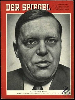 Artikelbild des Artikels “3/1957, Fiasko einer Parole, Präsident der Kriegsdienstgegener Fritz Wenzel “