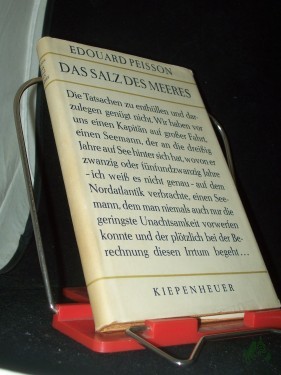 Artikelbild des Artikels “Das Salz des Meeres : [Roman] / Edouard Peisson. Autoris. Übers. a.d. Franz. von Noa Kiepenheuer “