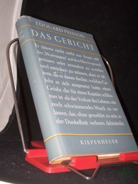 Artikelbild des Artikels “Das Gericht / Edouard Peisson. [Autoris. Übers. von Noa Kiepenheuer] “