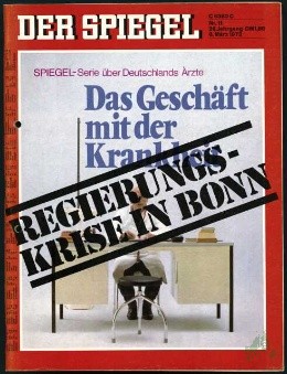 Artikelbild des Artikels “11/1972, Das geschäft mit der Krankheit “
