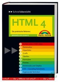 Artikelbild des Artikels “HTML 4 - Schnellübersicht : Die praktische Referenz / Alexandra Brodmüller-Schmitz “