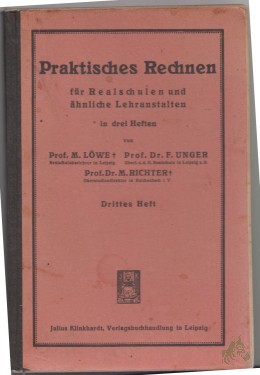 Artikelbild des Artikels “Praktisches Rechnen für Realschulen und ähnlichen Lehranstalten “
