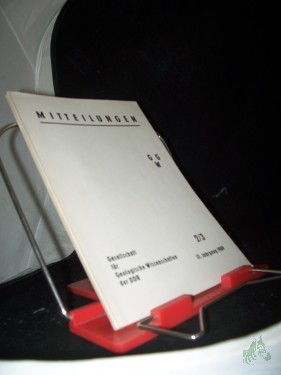 Product image of the product “Mitteilungen der Gesellschaft für Geologische Wissenschaften der DDR (GGW) 17. Jahrgang 1989 Heft 2/3 ”