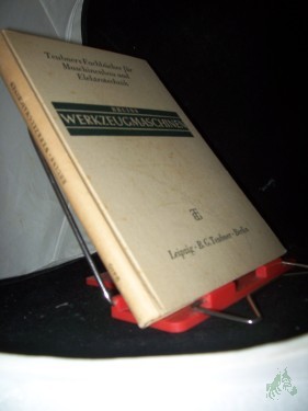 Artikelbild des Artikels “Werkzeugmaschinen für spanabhebendes Formen / D. H. Bruins “