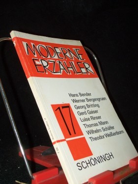Product image of the product “Moderne Erzähler Teil: 17., ”