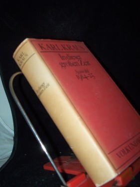 Artikelbild des Artikels “Kraus, Karl: Ausgewählte Werke Teil: Bd. 2., [Auswahl] 1914 - 1925 : In dieser grossen Zeit “