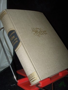 Artikelbild des Artikels “Weber : Gestalt u. Schöpfung / Hans Schnoor “