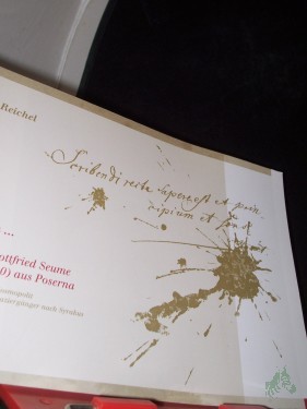 Artikelbild des Artikels “Und nun... Johann Gottfried Seume (1763 - 1810) aus Poserna : der eigenartige Kosmopolit und berühmte Spaziergänger nach Syrakus / Maik Reichel. [Hrsg.: Stadt Lützen] “