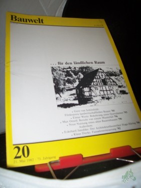 Artikelbild des Artikels “20/1982 für den ländlichen Raum “