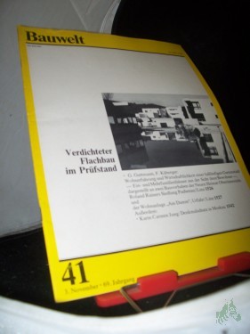 Artikelbild des Artikels “41/1978 verdichteter Flachbau im prüfstand “