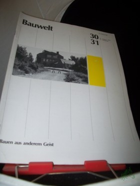 Artikelbild des Artikels “30/31 1983 Bauen aus anderem Geist “