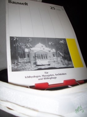 Artikelbild des Artikels “25/1984 für Ichthylogen Musageten Architekten und Bibliophage “