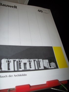 Artikelbild des Artikels “40/1987 Der Bauch der Architektin “