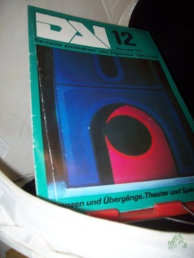 Artikelbild des Artikels “12/1978 Grenzen und Übergänge, Theater und Spielraum “