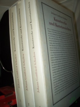 Artikelbild des Artikels “Kunstwerke und Kunstansichten : ein Quellenwerk zur Berliner Kunst- u. Kulturgeschichte zwischen 1780 u. 1845 / Johann Gottfried Schadow “