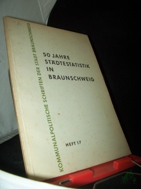 Product image of the product “50 Jahre Städtestatistik in Braunschweig ”