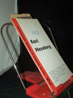 Artikelbild des Artikels “Karl Meseberg / [Gertrud Kling. Hrsg. von der Stadtleitung Halle der SED...] “