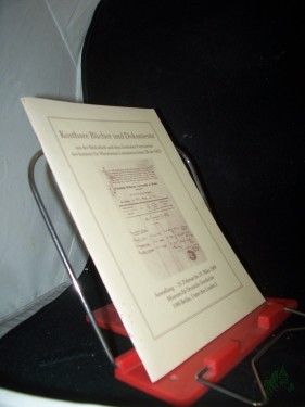 Artikelbild des Artikels “Kostbare Bücher und Dokumente aus der Bibliothek und dem Zentralen Parteiarchiv des Instituts für Marxismus-Leninismus beim ZK der SED : Ausstellung, 15. Februar bis 19. März 1989, Museum für Deutsche Geschichte “