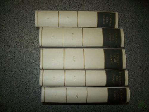 Artikelbild des Artikels “Lexikon der Kunst : in 5 Bänden. ; Architektur, bildende Kunst, angewandte Kunst, Industrieformgestaltung, Kunsttheorie / hrsg. von Ludger Alscher... “