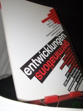 Product image of the product “Germinations : travaux d'élèves des Écoles des Beaux-Arts Françaises et Allemandes ; Paris, 28 avril - 15 mai 1982, Ecole Nationale Supérieure des Beaux-Arts ; Berlin 8. - 29. Juni 1982, Hochsch. d. Künste Berlin = Entwicklungen / [Catalogu ”