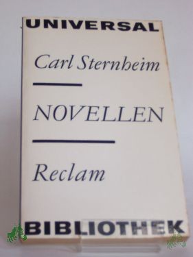 Artikelbild des Artikels “Novellen / Carl Sternheim. Ausw. u. Nachw. von Fritz Hofmann. Mit 15 Illustrationen von Heinz Zander “