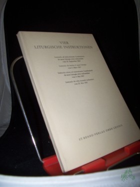 Artikelbild des Artikels “Vier liturgische Instruktionen “