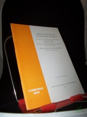 Product image of the product “Instruktion für besondere Fälle einer Zulassung anderer Christen zur eucharistischen Kommunion in der katholischen Kirche vom 1. [ersten] Juni 1972 [neunzehnhundertzweiundsiebzig] : [lat.-dt.] Erklärung zu einigen Auslegungen der am 1. [ers ”