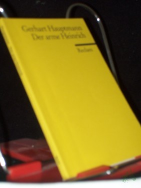 Product image of the product “Der arme Heinrich : eine deutsche Sage / Gerhart Hauptmann. Nachw. von Fritz Martini ”