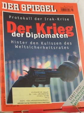 Artikelbild des Artikels “11/2003, Der Krieg der Diplomaten “