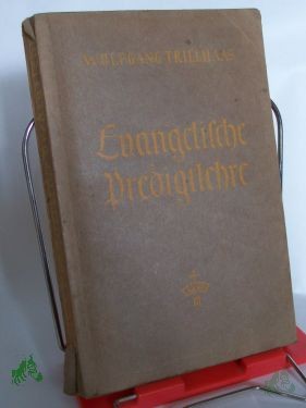 Artikelbild des Artikels “Evangelische Predigtlehre / Wolfgang Trillhaas “