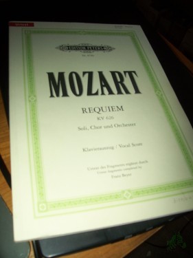 Artikelbild des Artikels “Requiem für vier Solostimmen, Chor und Orchester KV 626 / Urtext d. Fragm. erg. von Franz Beyer “