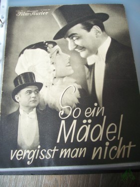 Artikelbild des Artikels “Nummer 1914, 1933, So ein Mädel vergisst man nicht “