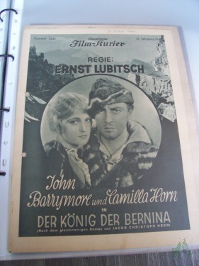 Artikelbild des Artikels “Nummer 1124, 1929, Der König der Bernina mit John Barrymore und Camilla Horn “