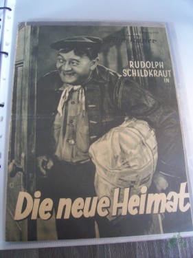 Artikelbild des Artikels “Nummer 1103, 1929, Die neue Heimat mit Rudolph Schildkraut “