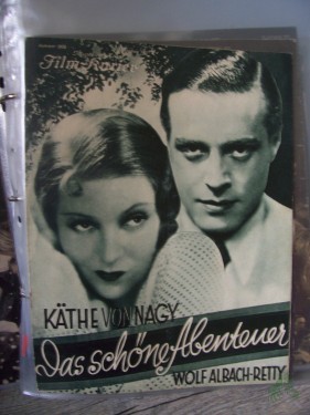 Artikelbild des Artikels “1808, 1932, Das schöne Abenteuer. Mit Käthe von Nagy und Wolf Albach Retty “