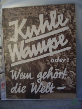 Artikelbild des Artikels “1751, 1932, Kuhle Wampe oder Wem gehört die Welt “